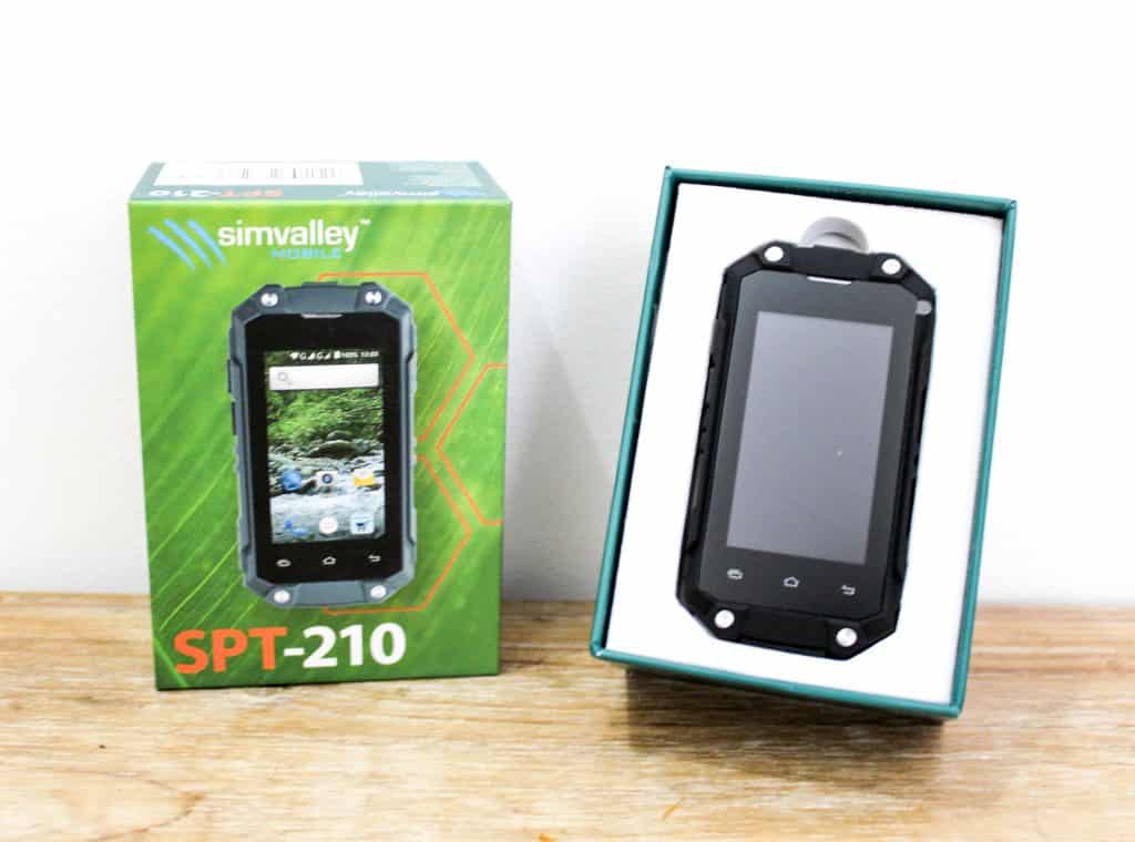 Le Smartphone SimValley SPT-210, un mini téléphone pour les vacances