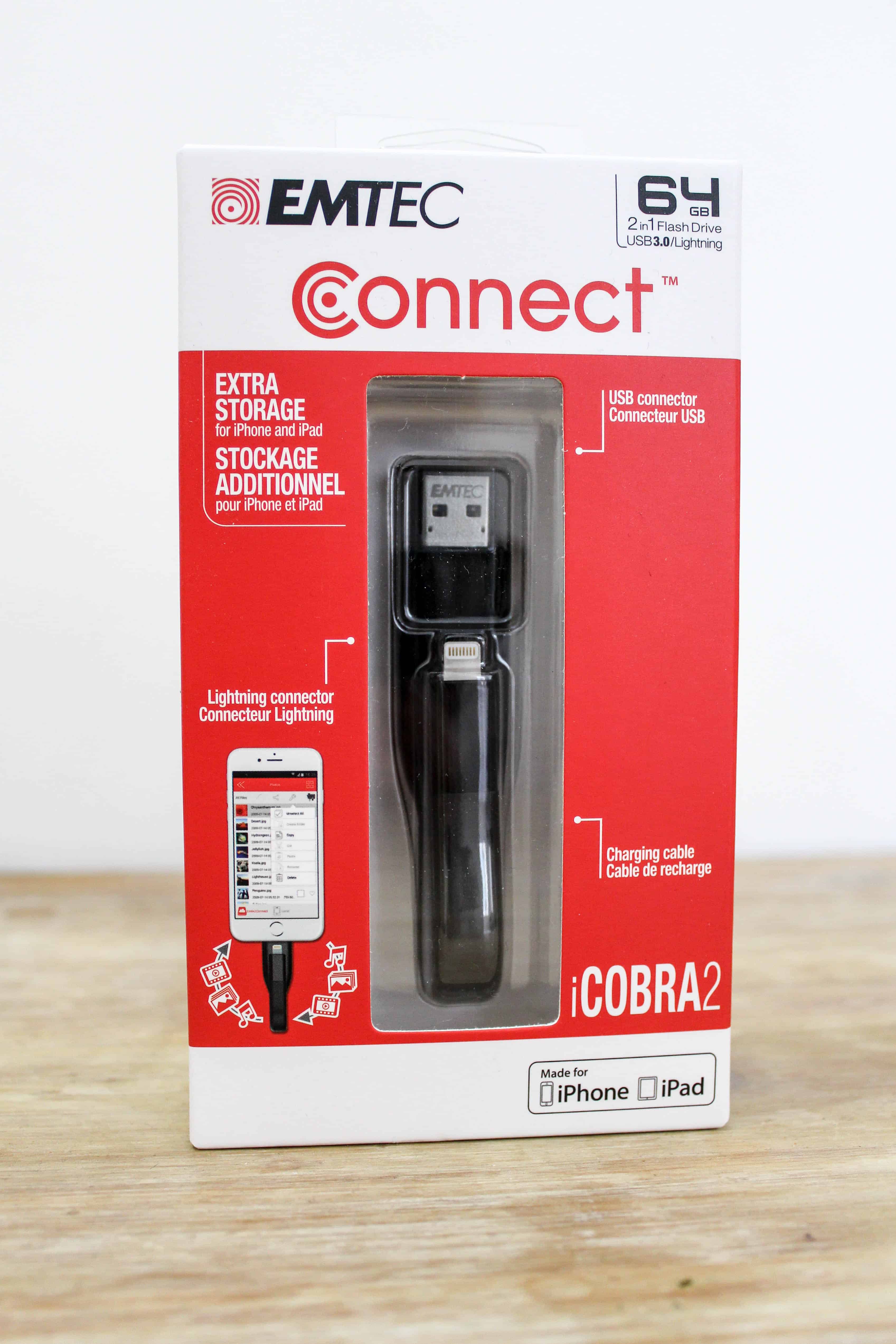 Test de la clé USB Lightning EMTEC iCobra2 3.0, une clé USB pour iPhone et  iPad