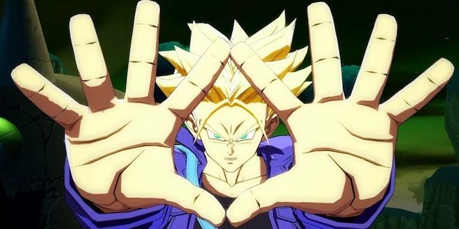 Vidéo de gameplay de Trunks adulte dans Dragon Ball FighterZ