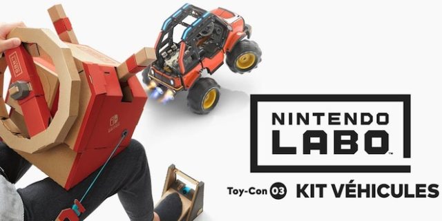Le Toy-Con 3 du Nintendo Labo est dédié aux véhicules