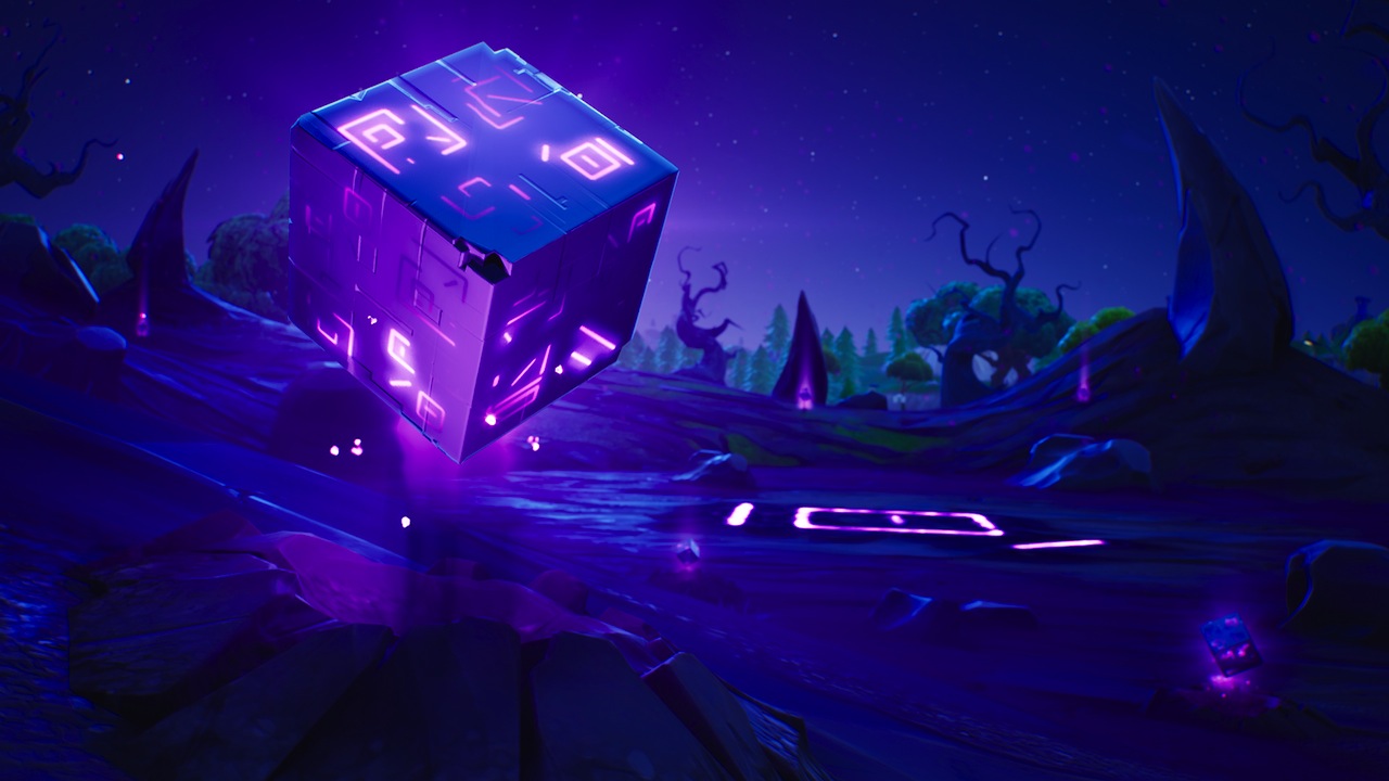 petit retour en arriere il y a quelque semaines un cube gigantesque est apparu du ciel via une faille de maniere reguliere il se deplacait sur la carte - prochain evenement fortnite