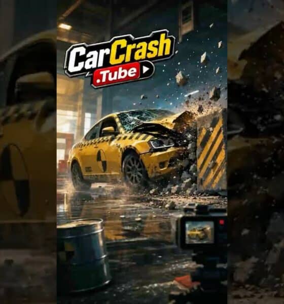 CarCrash.Tube: Car Crash Simulator avec une voiture impliquée dans un accident