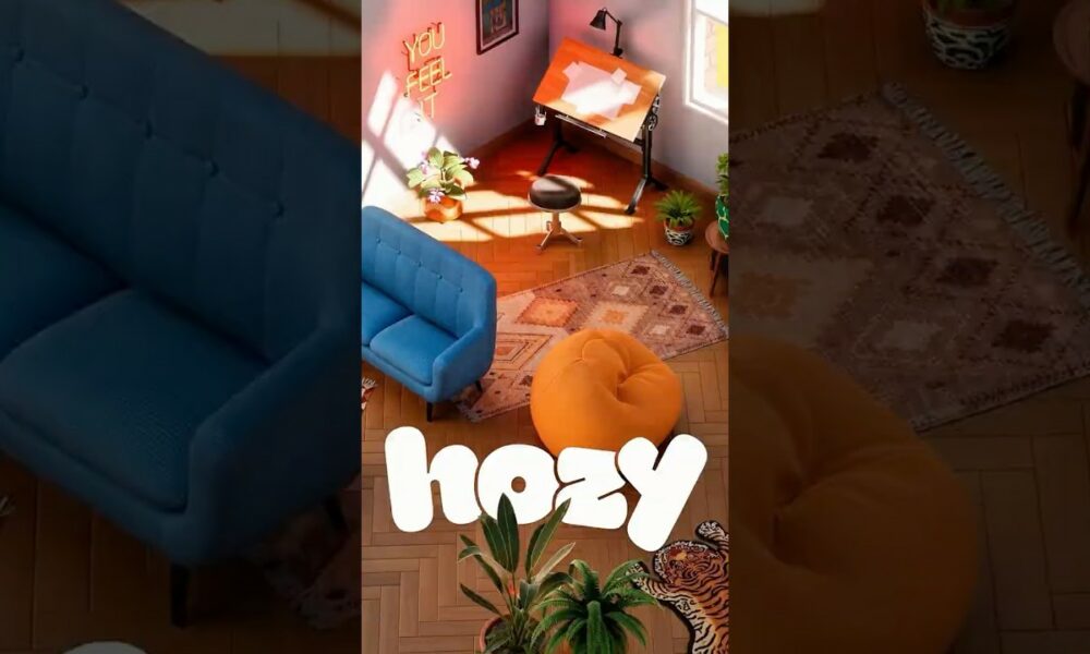 Une maison miniature entourée de végétation dans Hozy Hideaways