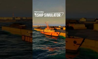 Un navire naviguant en mer dans Professional Ship Simulator